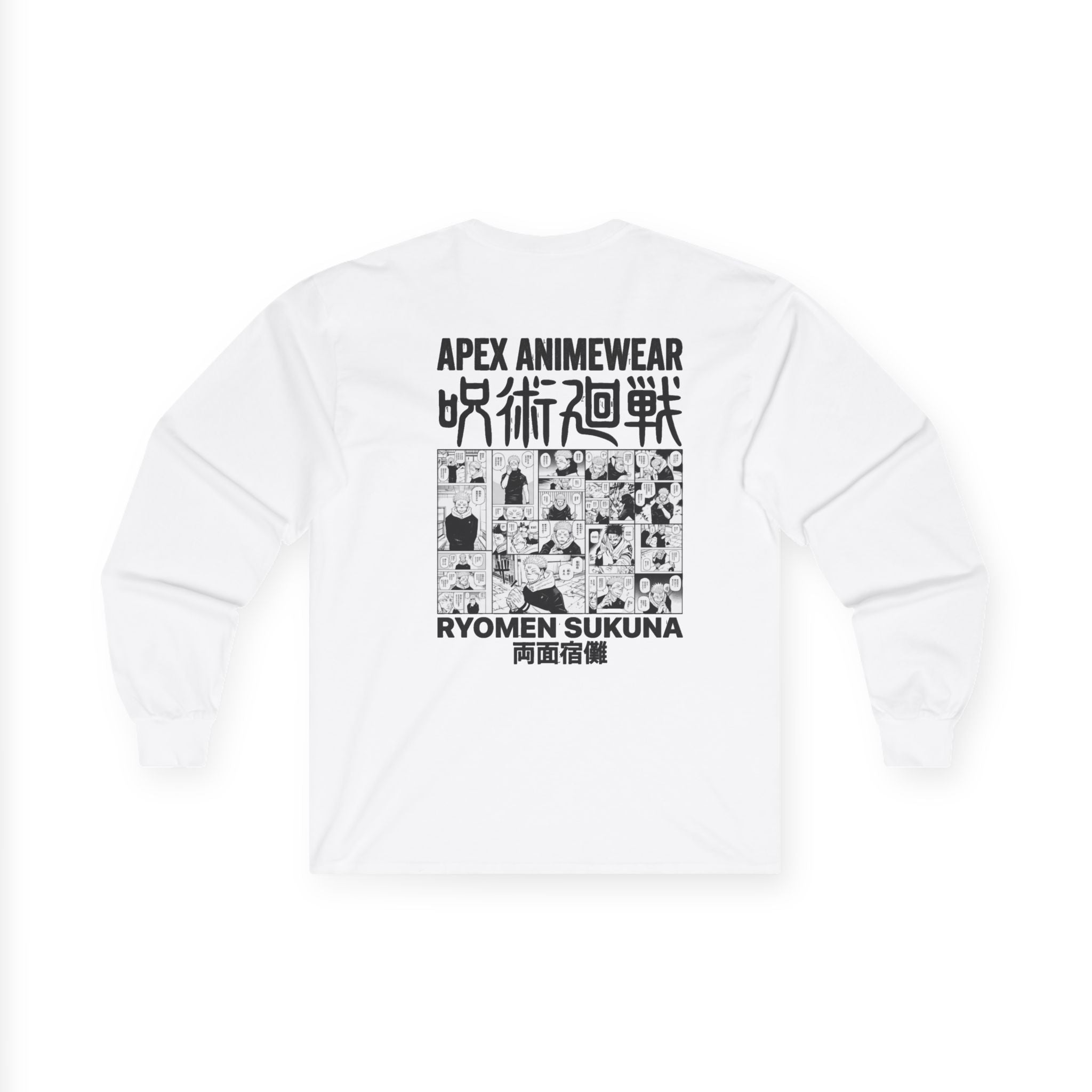 Jujutsu Kaisen Ryomen Sukuna Manga Panel Long Sleeve Tee