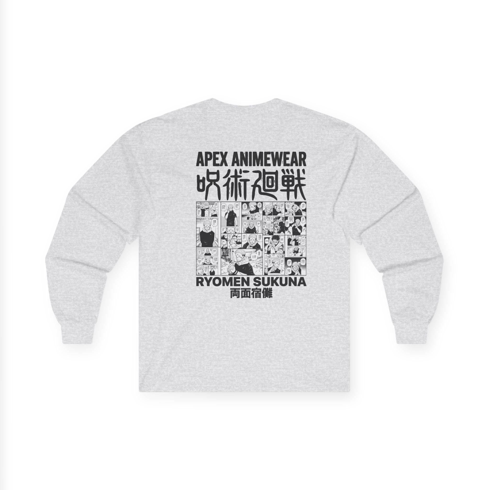 Jujutsu Kaisen Ryomen Sukuna Manga Panel Long Sleeve Tee