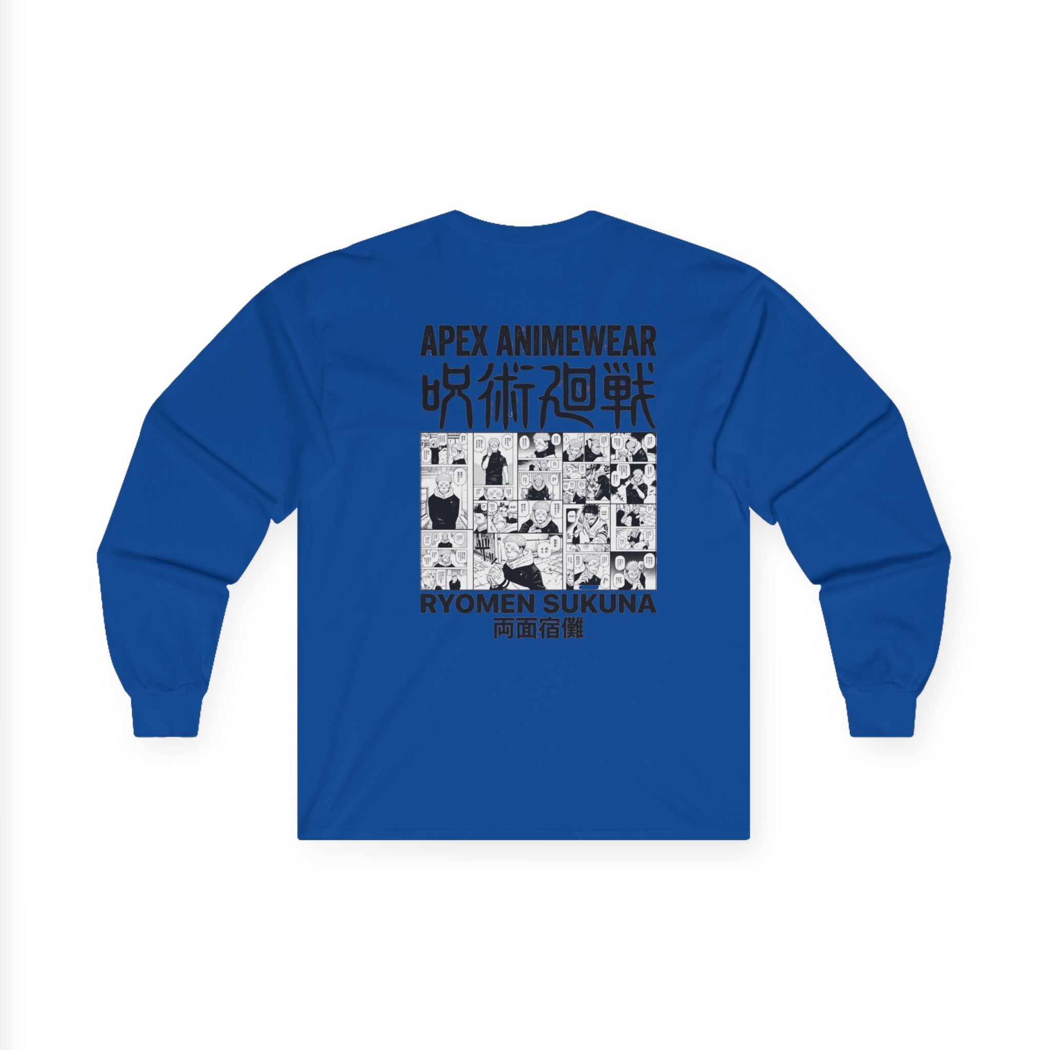 Jujutsu Kaisen Ryomen Sukuna Manga Panel Long Sleeve Tee