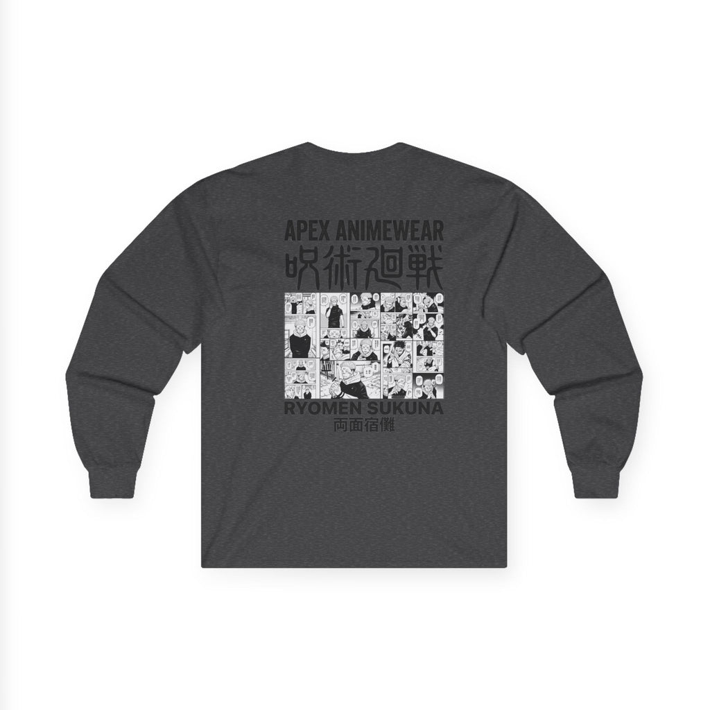 Jujutsu Kaisen Ryomen Sukuna Manga Panel Long Sleeve Tee