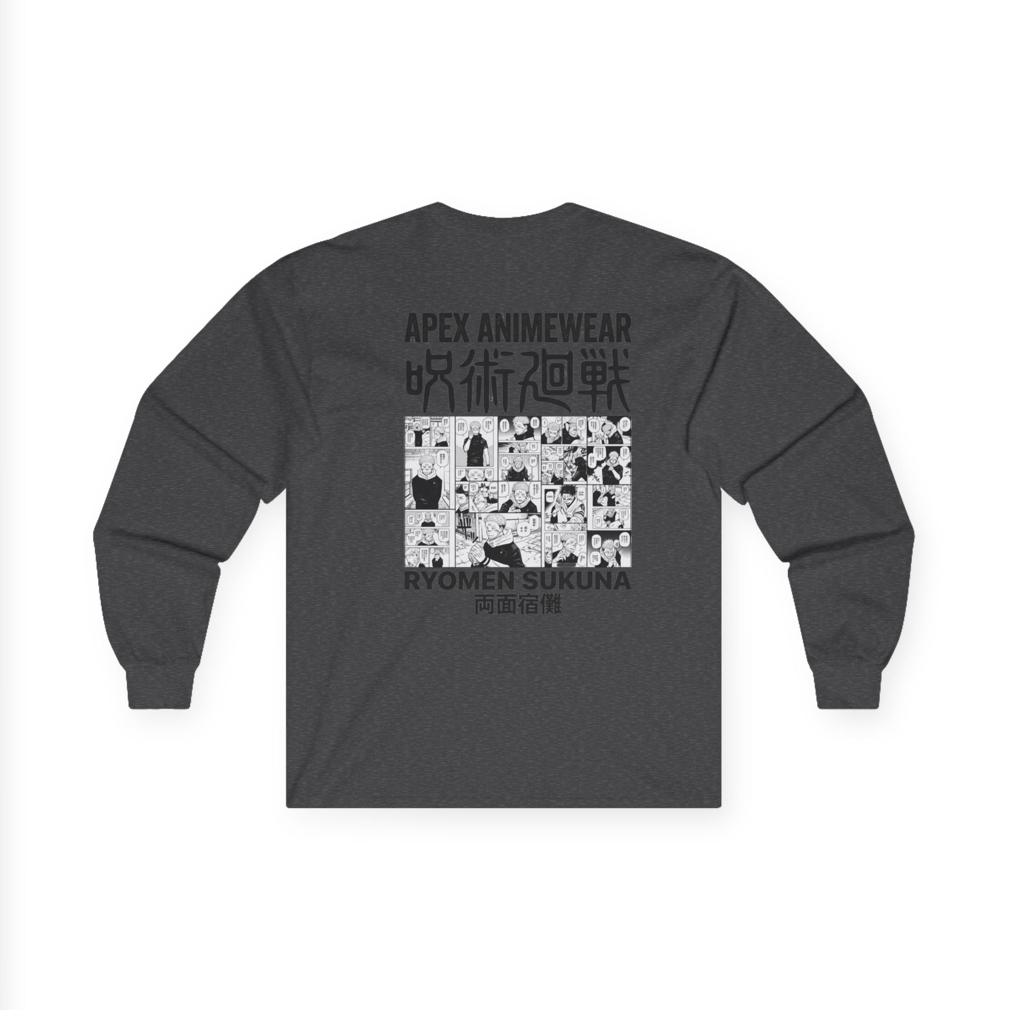 Jujutsu Kaisen Ryomen Sukuna Manga Panel Long Sleeve Tee